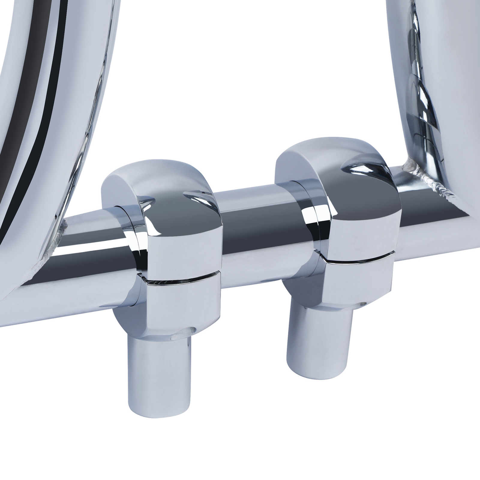 Chrome 3.5”Handlebar Riser 2” Handle Bar Fit For Harley Touring Electra Glide