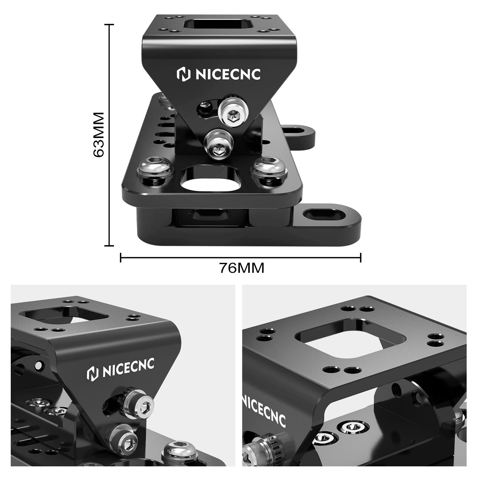 Adjustable GPS Mount Bracket For Husqvarna TC/TE/FC/FE/TX/FX 125-501 2014-2024