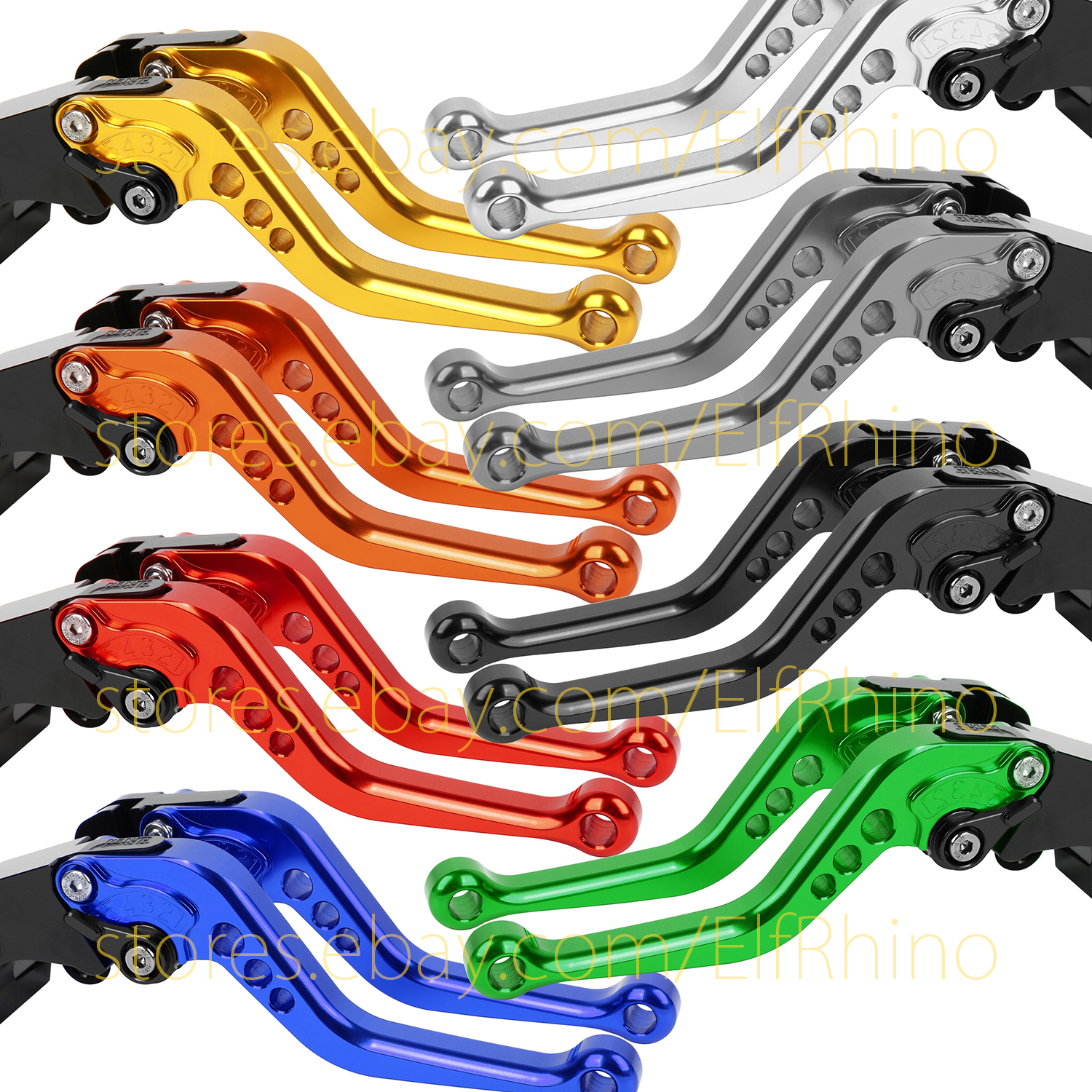 For Honda CB900 Hornet/CB919 2002-2007&NX250 1991-92 CNC Clutch Brake Levers Set