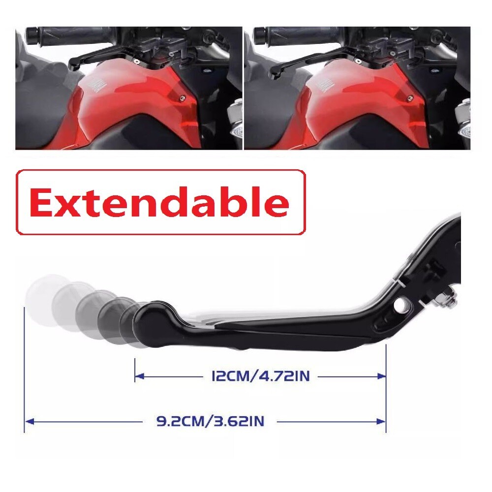 For 1993-1999 Honda CBR900RR clutch hand brake lever & handlebar grip end cap