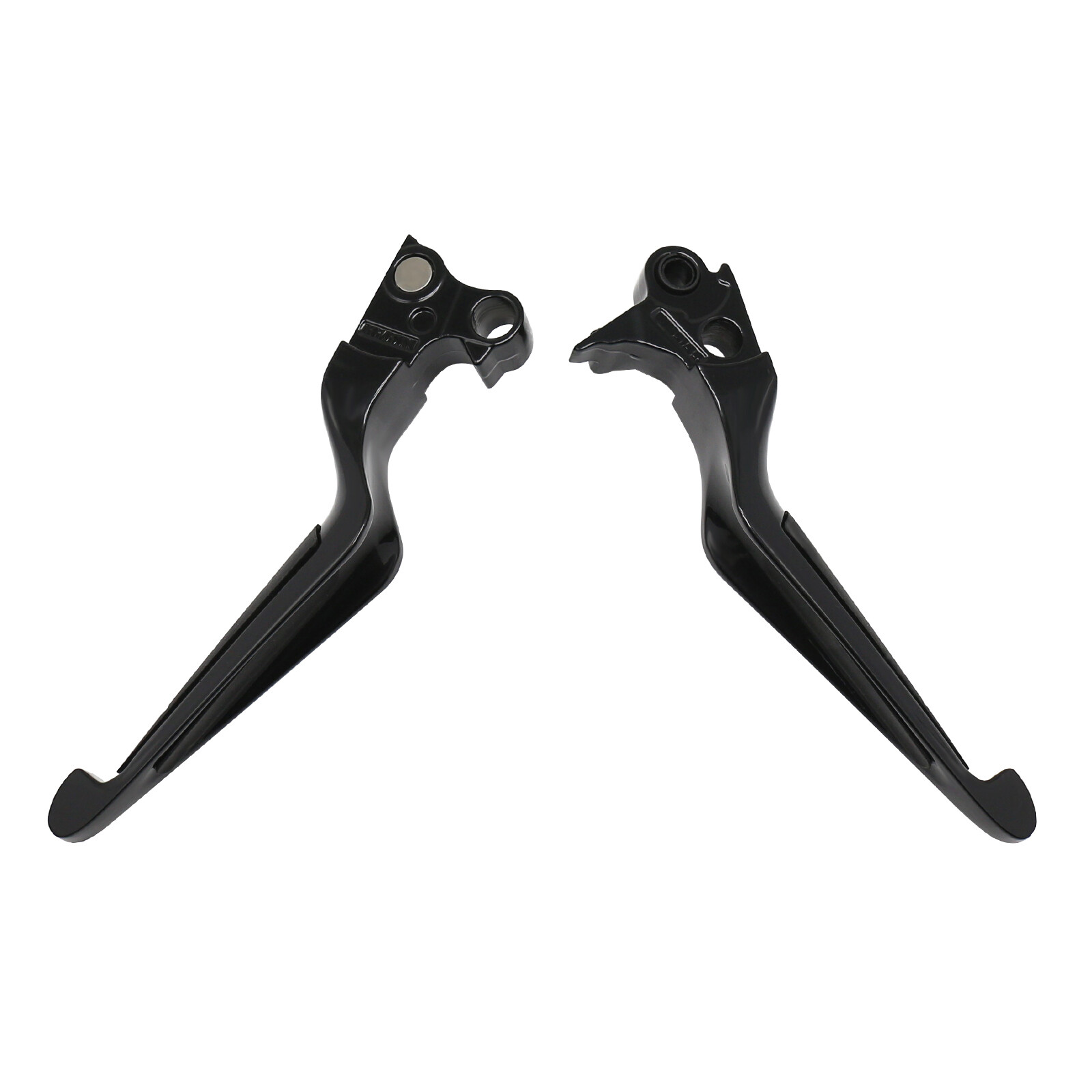 Gloss Black Brake Clutch Levers For 1996-2007 Electra Road Street Glide King