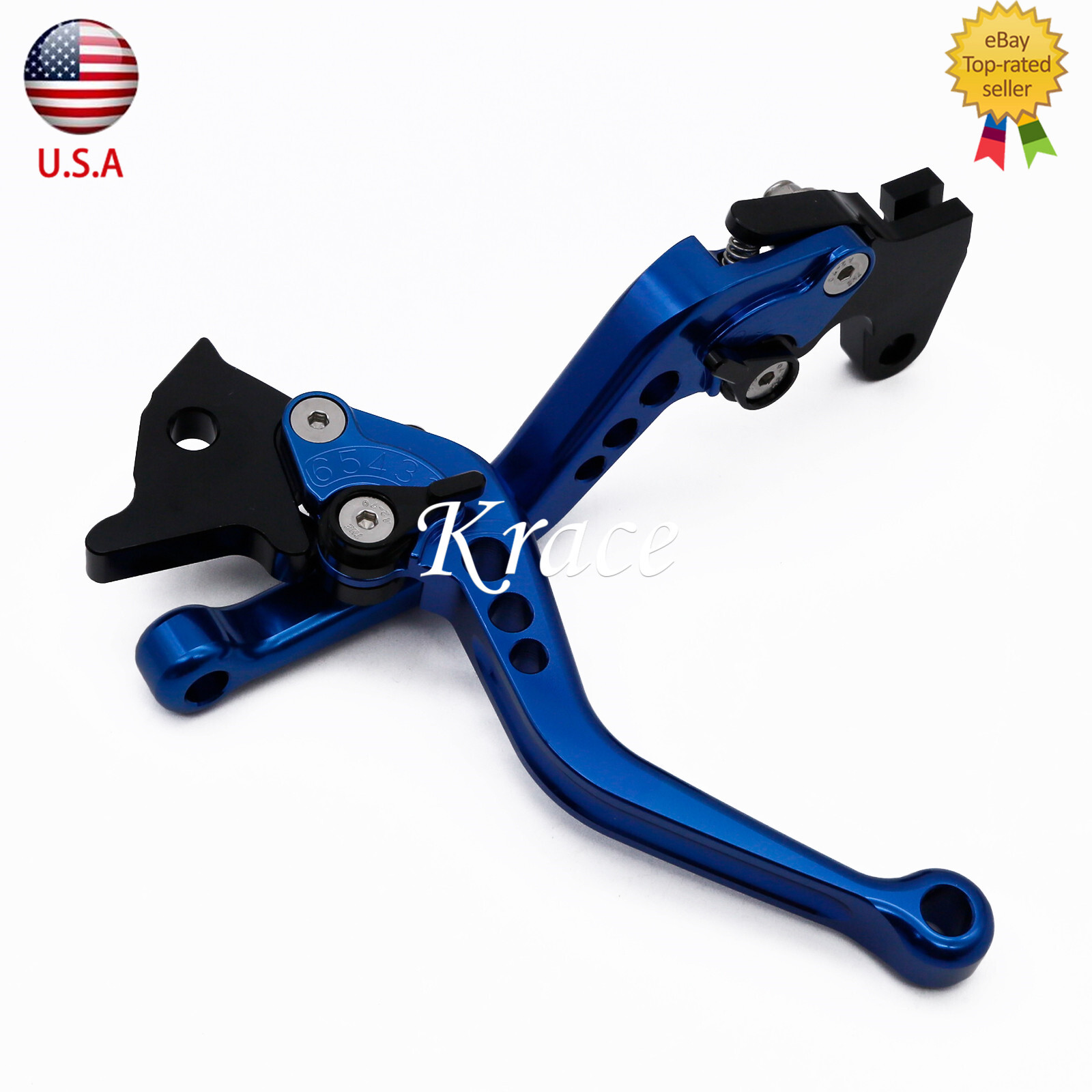 For Yamaha Raptor YFM660 2001-2006 CNC Brake ＆ Clutch Levers Blue Adjustable