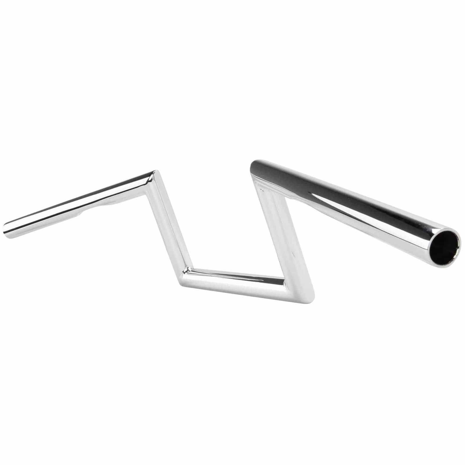 Chrome 1″ Z Bar Handlebars 6″ Rise chopper harley sportster shovelhead ironhead