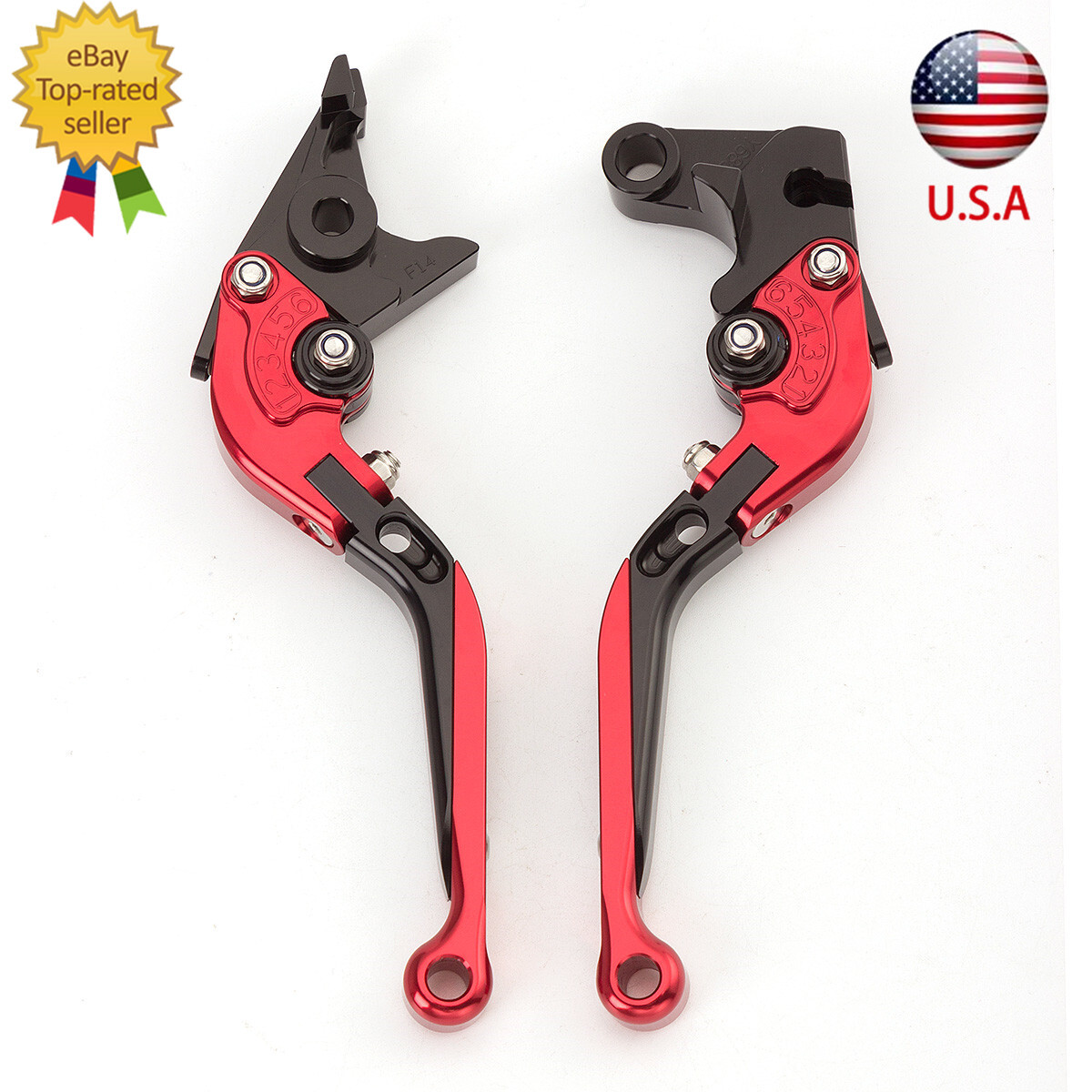 For Honda CBR900RR 1993-1999 1995 CNC Foldable Extend Brake Clutch Levers Grips