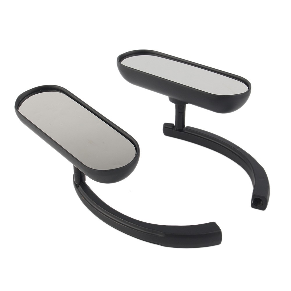 1 Pair Motor Rear View Side Mirror left right Fit All for Harley Davidson Black