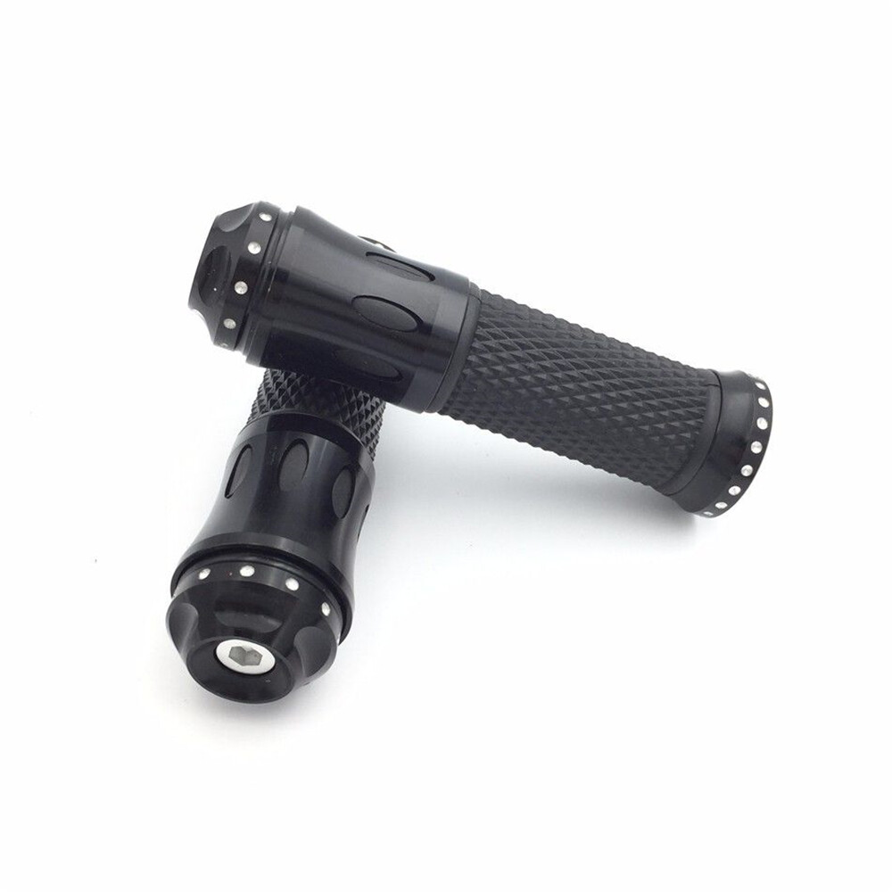 HongK Yamaha FZR 600R R6S FZ1 FZ6 TDM900 7/8″ Black None-Slip Rubber Hand Grips