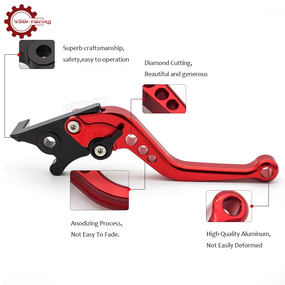 For Honda CBR900RR 1993-1999 CB919 2002-2007 Brake Clutch Levers Handle & Grips
