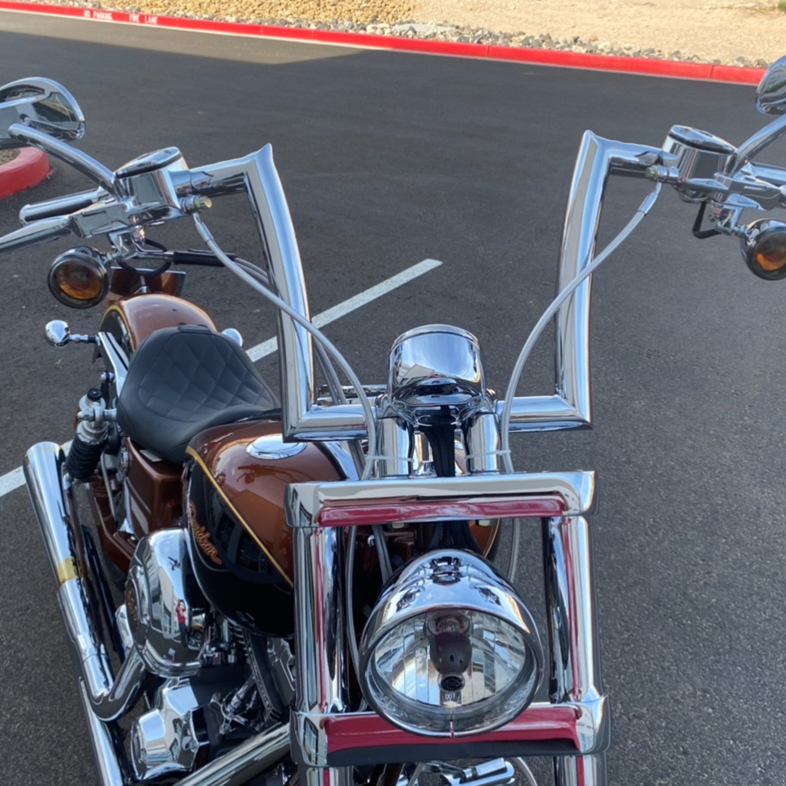 10″-14″ Rise Ape Hanger Handlebar For Harley Road King Classic Special 2014-2025
