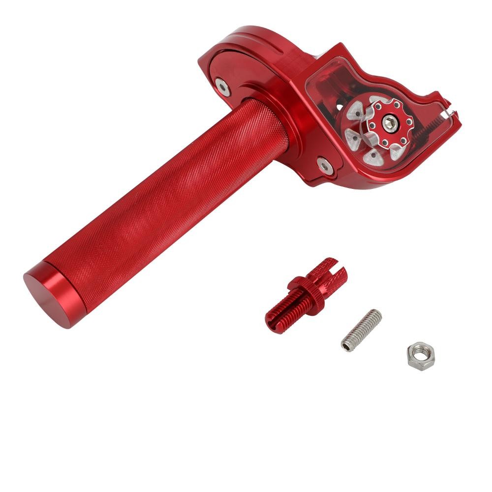 7/8″ 22mm Throttle Tube Assembly Kit Universal for 50cc-250cc Dirt Bike Red