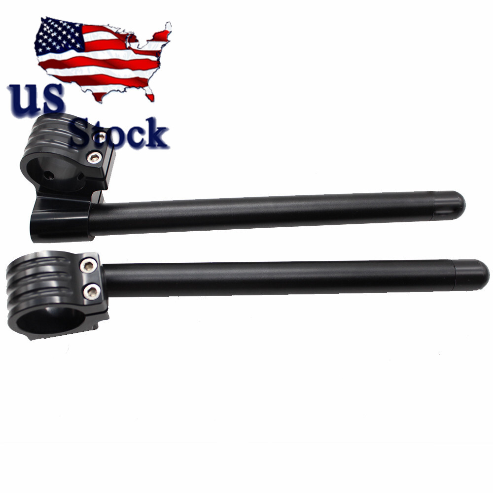 Aluminum 7/8″ 22mm Motorcycle Vortex Clip On Ons Handle Bars Handlebars Tube
