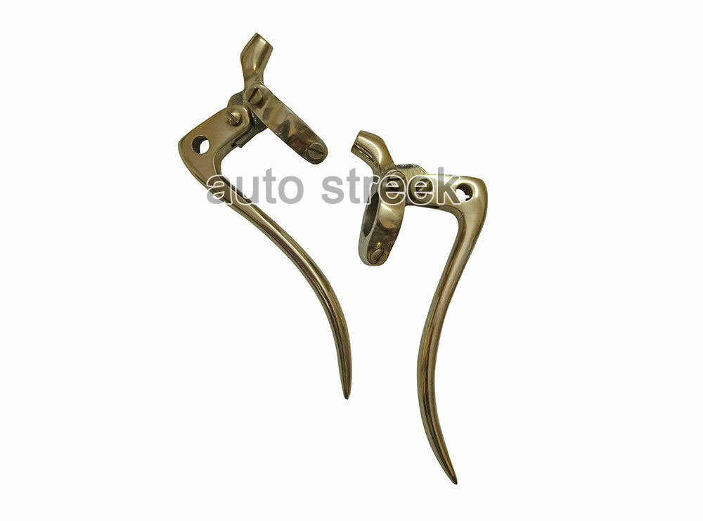 For Triumph BSA Ariel Universal Brass Brake And Clutch Levers Vintage 7/8″