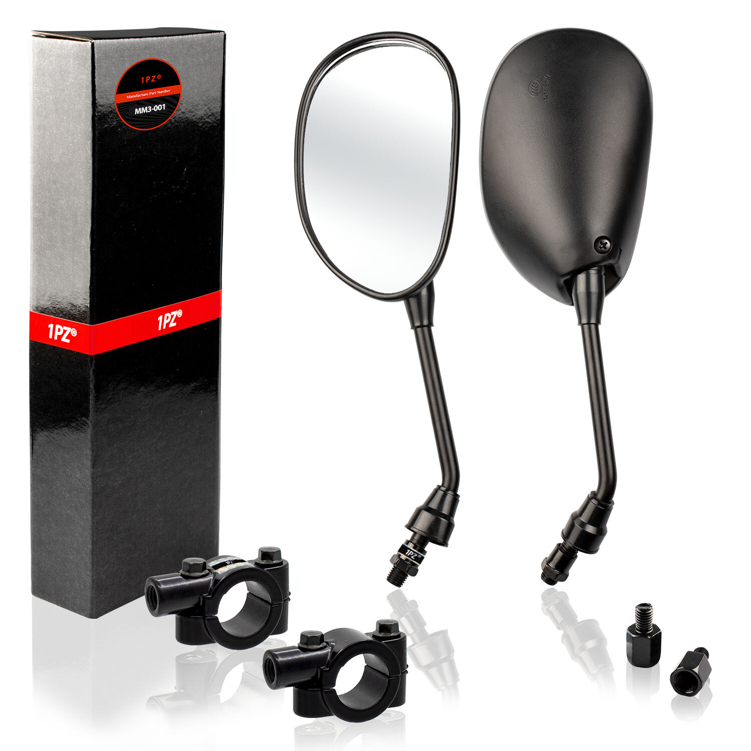 Rear View Side Mirrors For 7/8″ Handlebar Can-Am ATVs Outlander 400 500 650 800