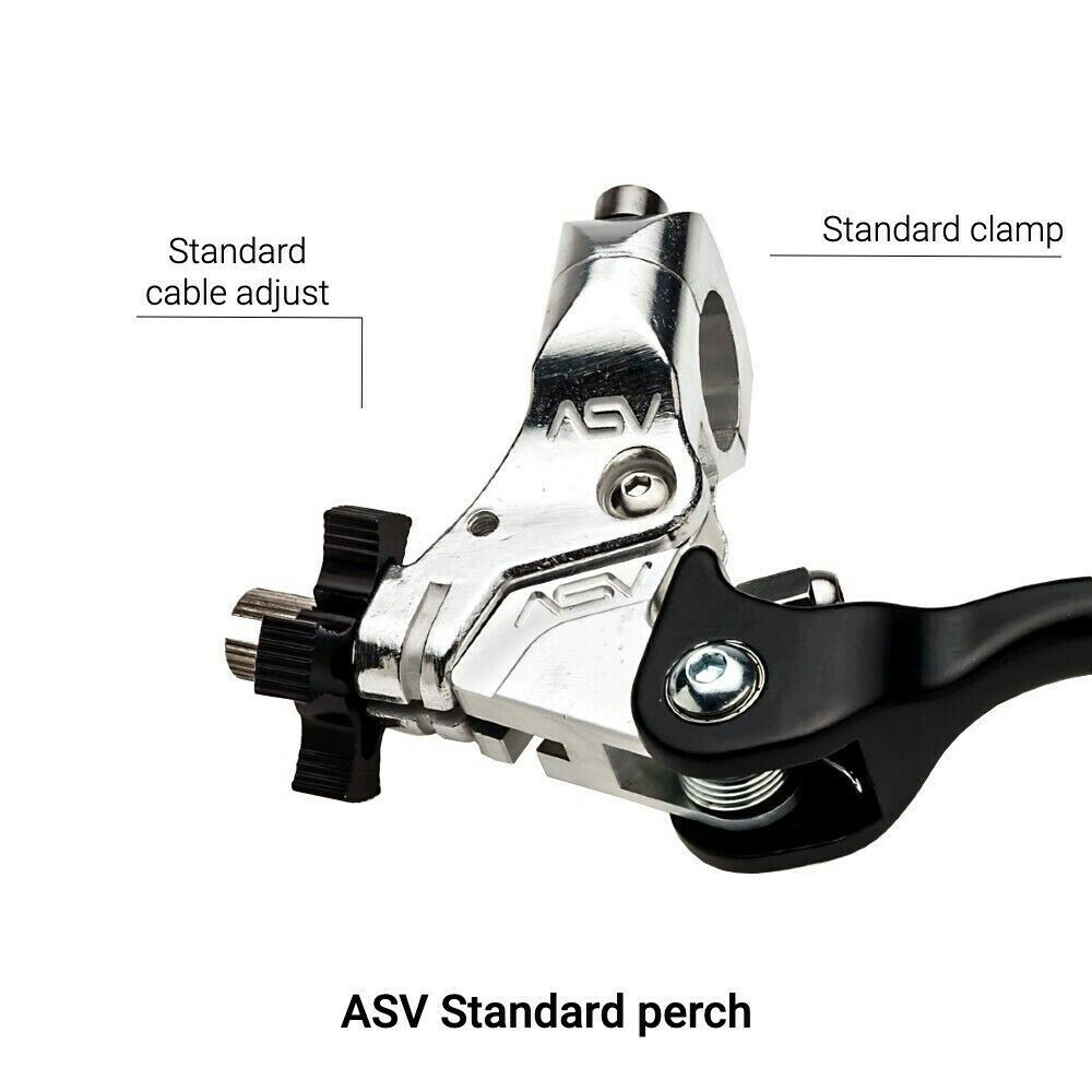 ASV F2 PAIR PACK Brake & Clutch Levers Honda CRF250R 10-19 / 450R/RX 09-19 Black