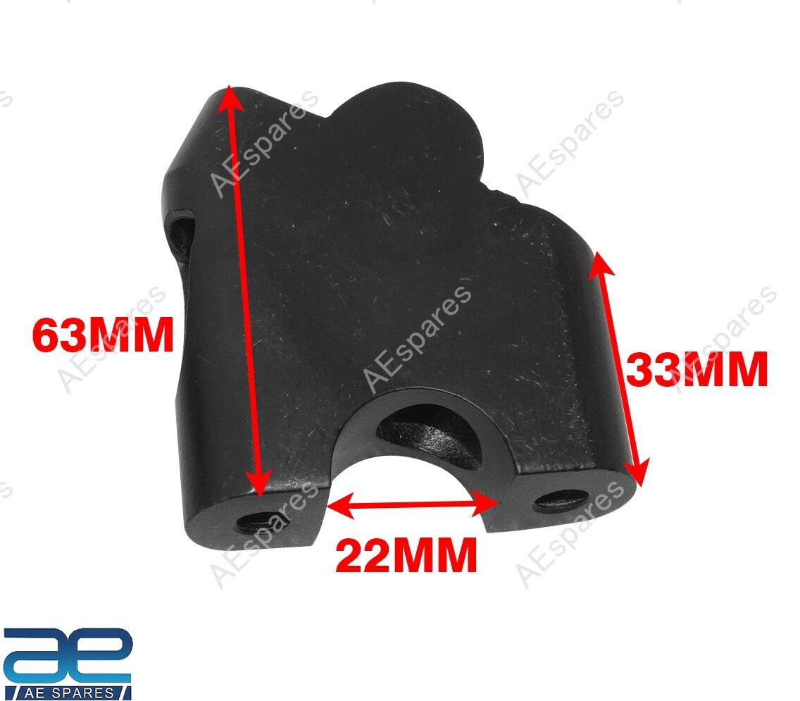Handle Bar Riser Angled Mount Clamp Set For Royal Enfield Interceptor 650 @Vi
