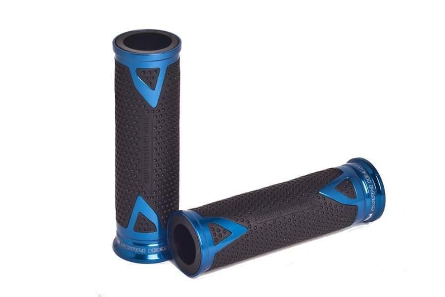 Puig Blue Radikal Grips 123mm Length for 22mm Handlebars Universal