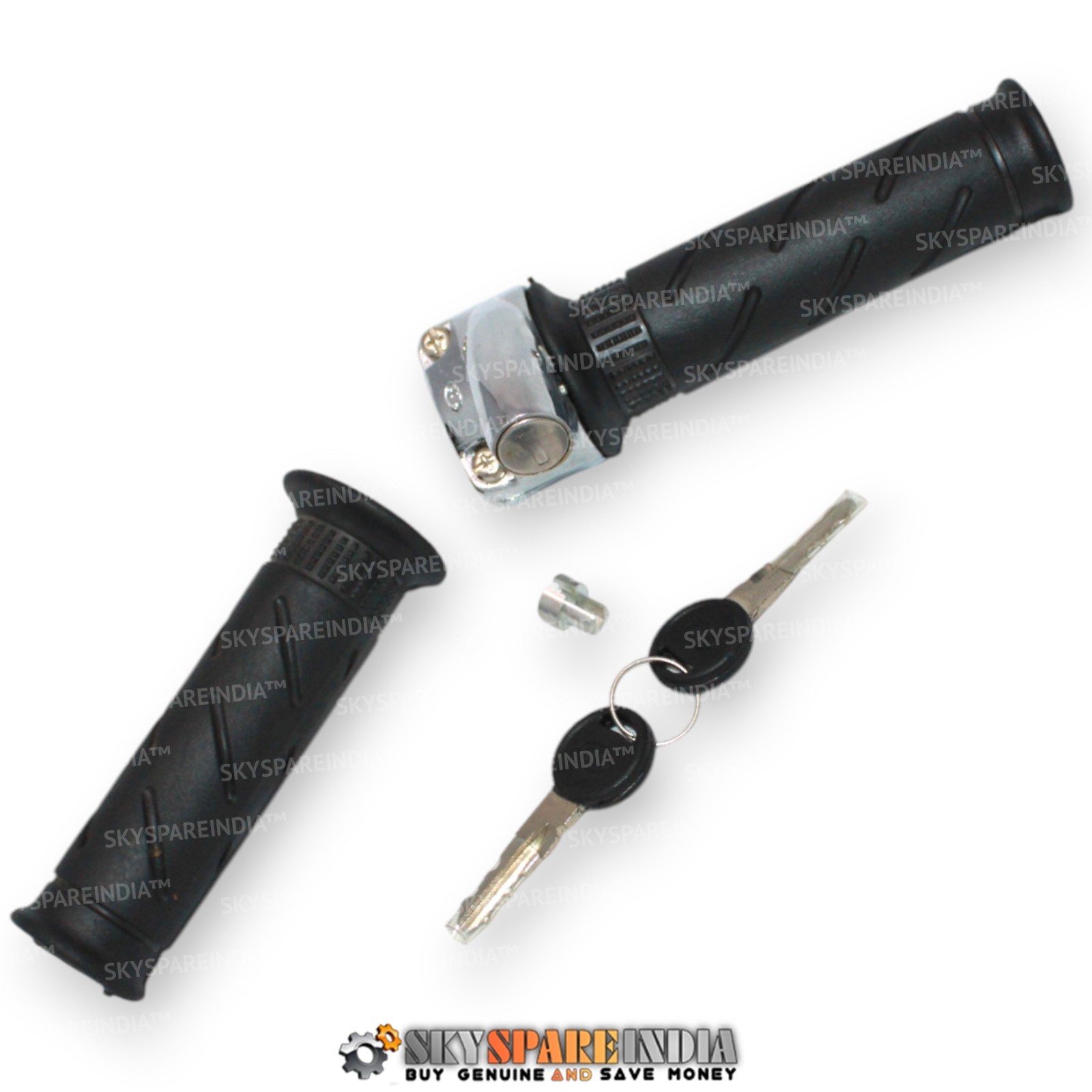 Lockable Throttle Twist Grip Compatible With Royal Enfield Triumph Norton BSA