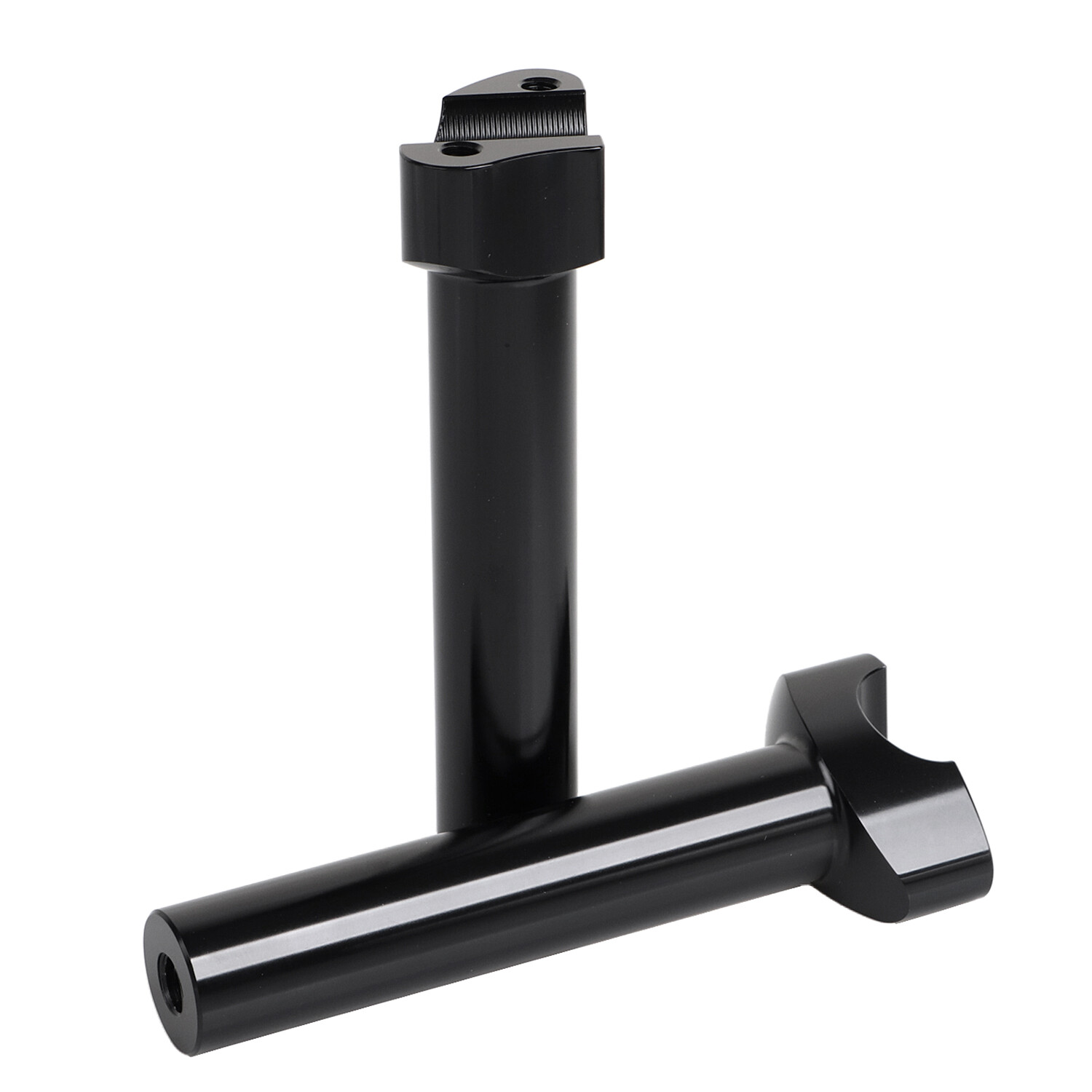 6.5″ Straight Handlebar Risers For Harley 1″ Bar Heritage Softail Dyna Road King