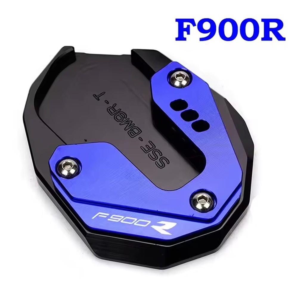 CNC Kickstand Enlarger Motorcycle Side Stand Pad For BMW F900R F900XR 2020-2024