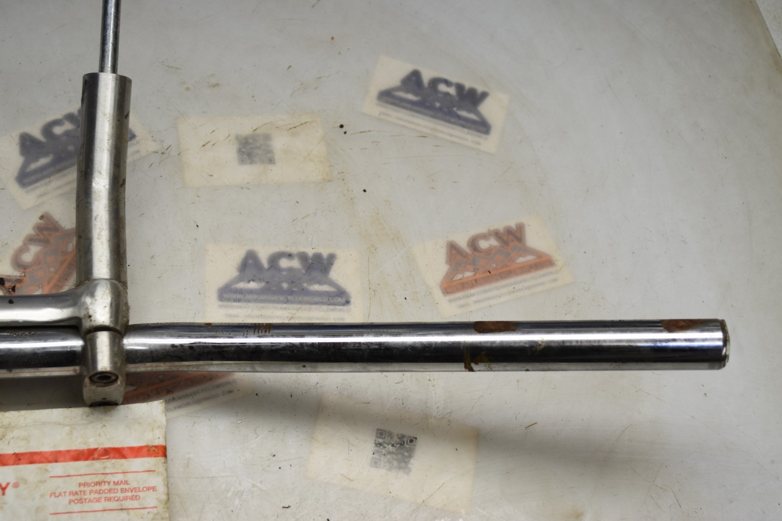 S1-6 Handlebar W Riser Bent Handle 04 Suzuki Savage LS650 LS 650 Free Us Ship
