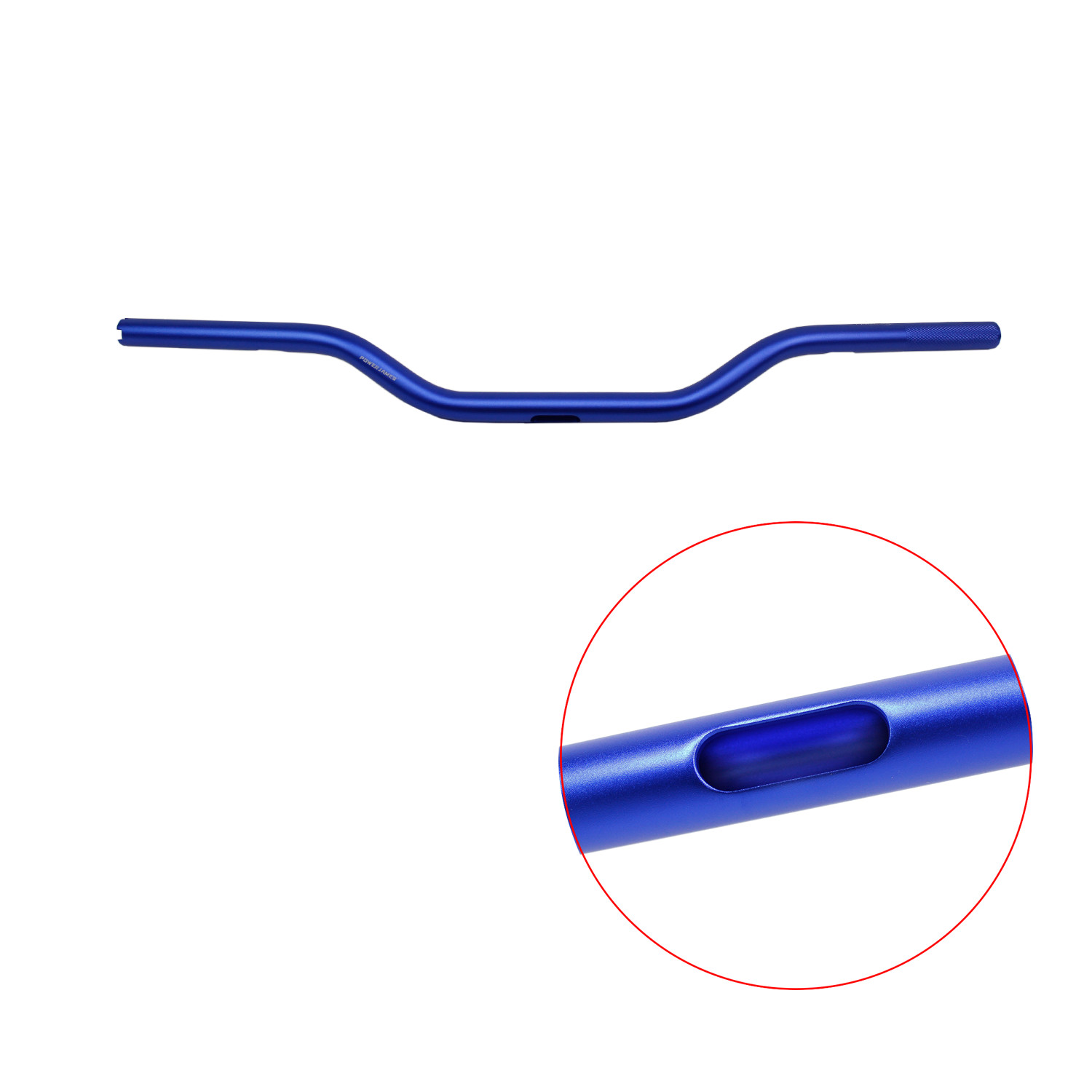 Blue 1.0” Handlebar Straight Drag Bar for Harley Breakout Road King Glide Dyna