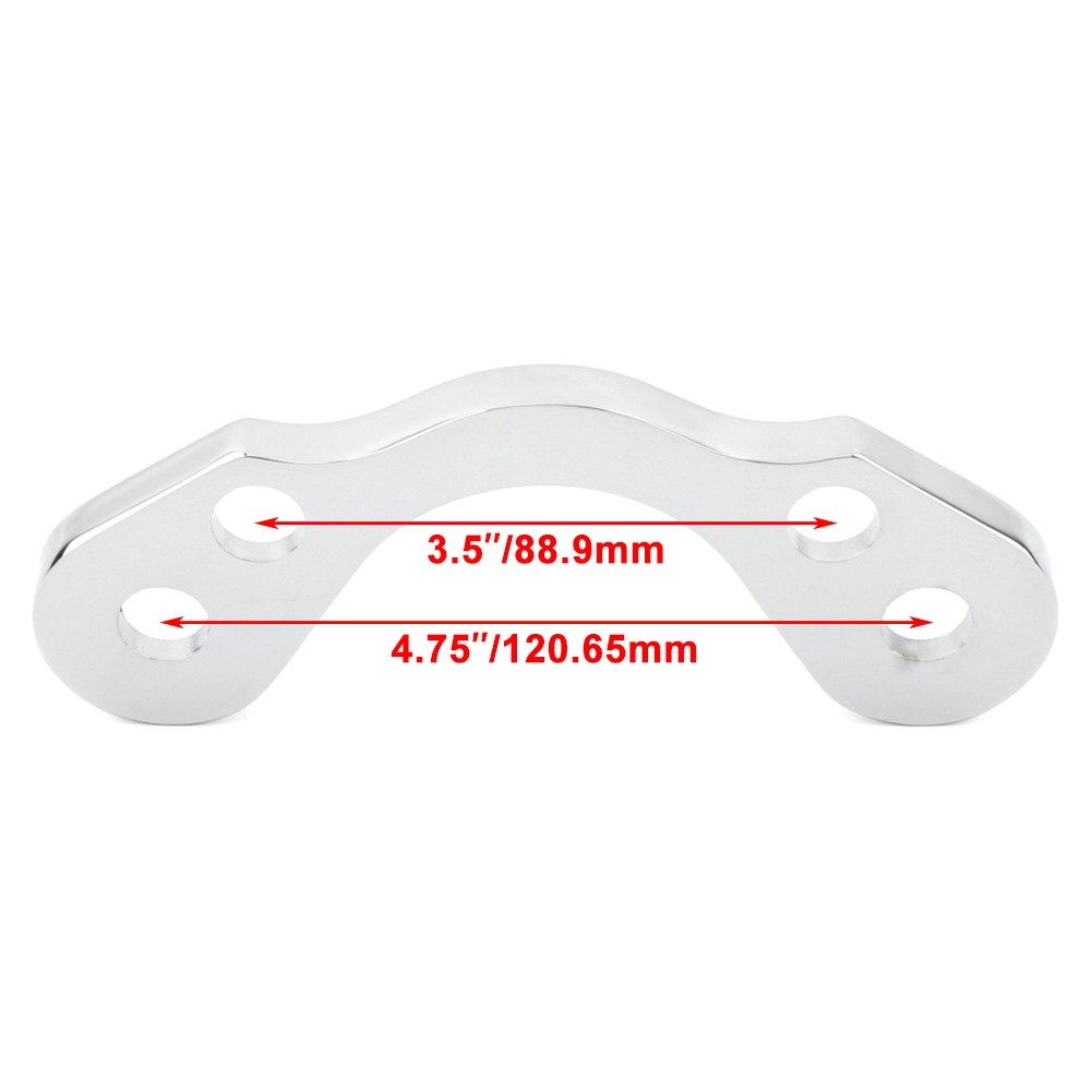 Springer Handlebar Tree Adapter Top Clamp 3.5″ Wide Riser For Harley DNA Paughco