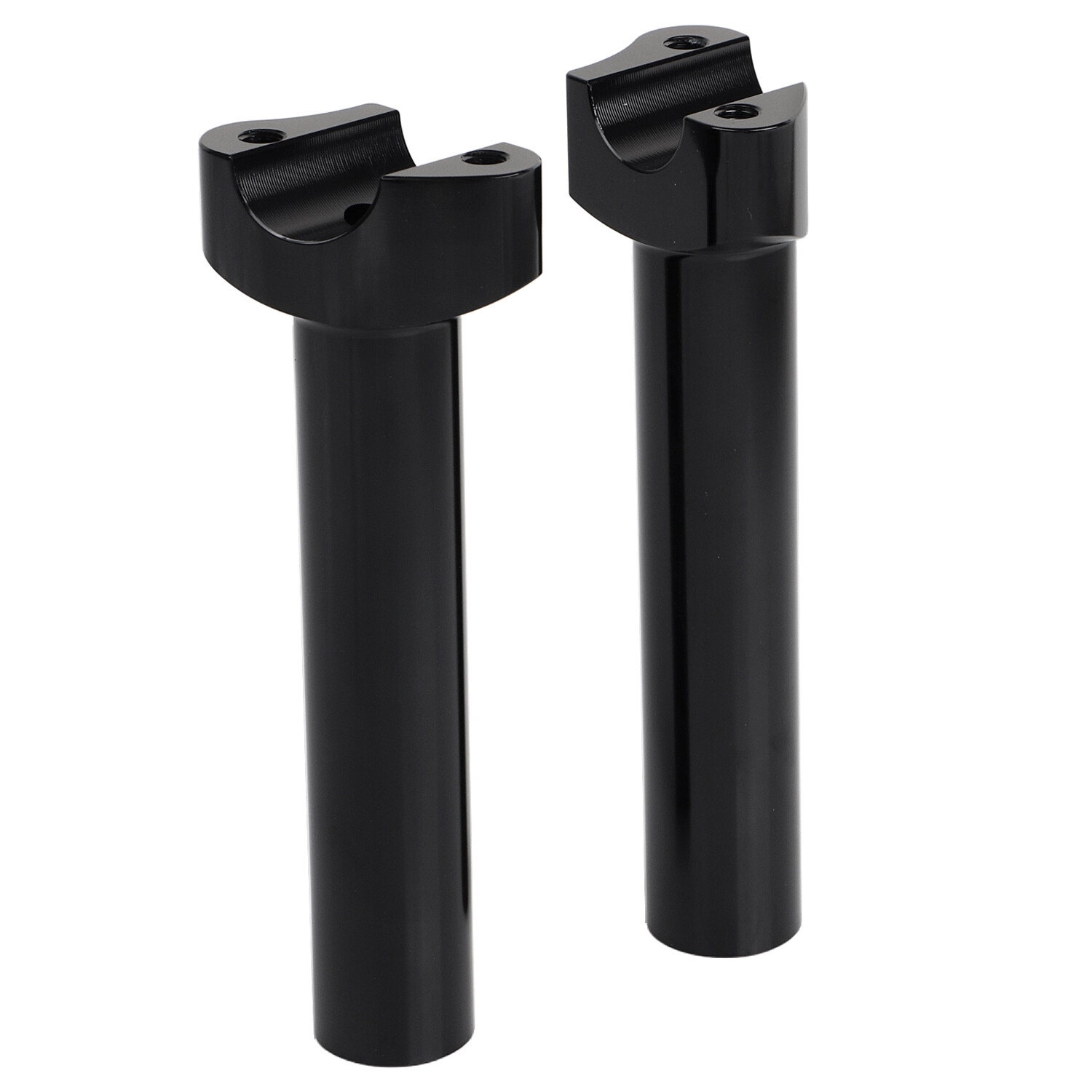 6.5″ Straight Handlebar Risers For Harley 1″ Bar Heritage Softail Dyna Road King