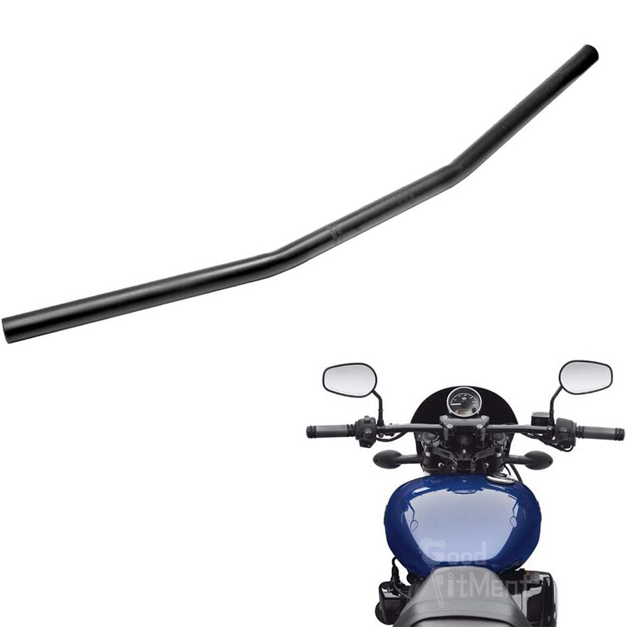 For Harley Softail 1 inch 25mm Motorcycle Handle Drag Bar Handlebars Matte Black