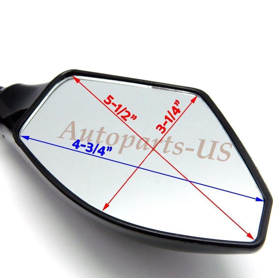 Matte Black Rear View Mirrors For HONDA CBR600RR 2003-2011 CBR 1000 RR 2004-2007