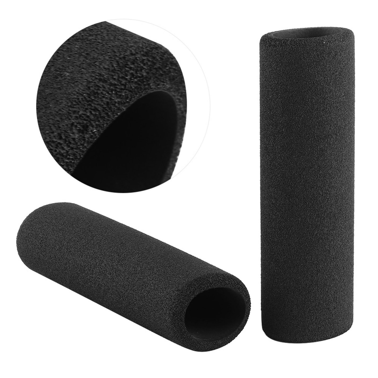 2pcs Grip Puppy Motorcycle Foam Anti-Vibration Comfort Handlebar Grip Cover