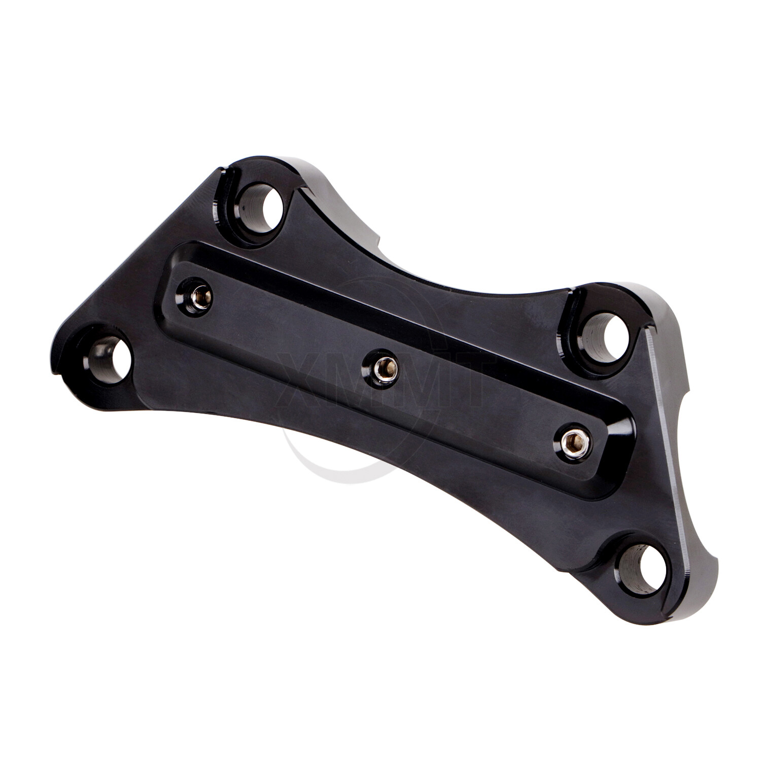 CNC Billet Aluminum 1″ Handlebar Riser Top Clamp Cover For Harley Road King