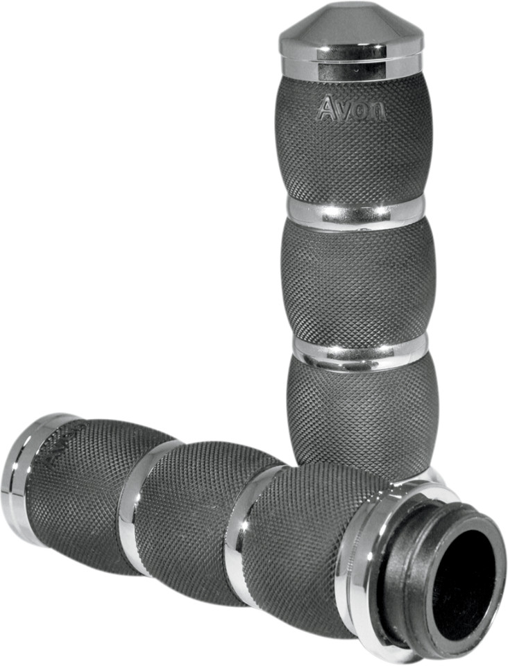 Avon 3 Ring Air TBW Motorcycle 1″ Handlebar Grips 2008-2023 Harley Touring FLHR