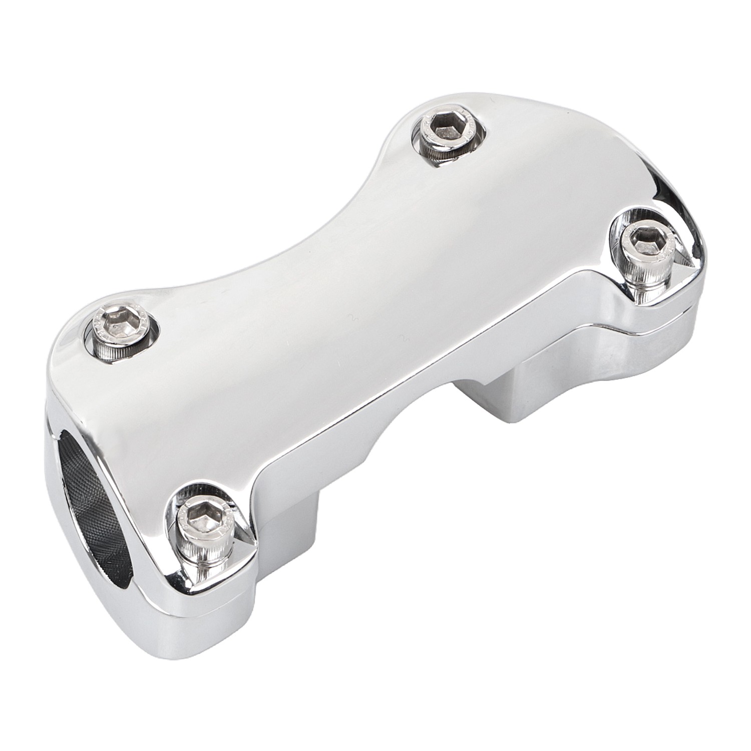 Aluminum Chrome 1.25″ Handlebar Riser Top Clamp For Harley CVO Road Glide FLTRX