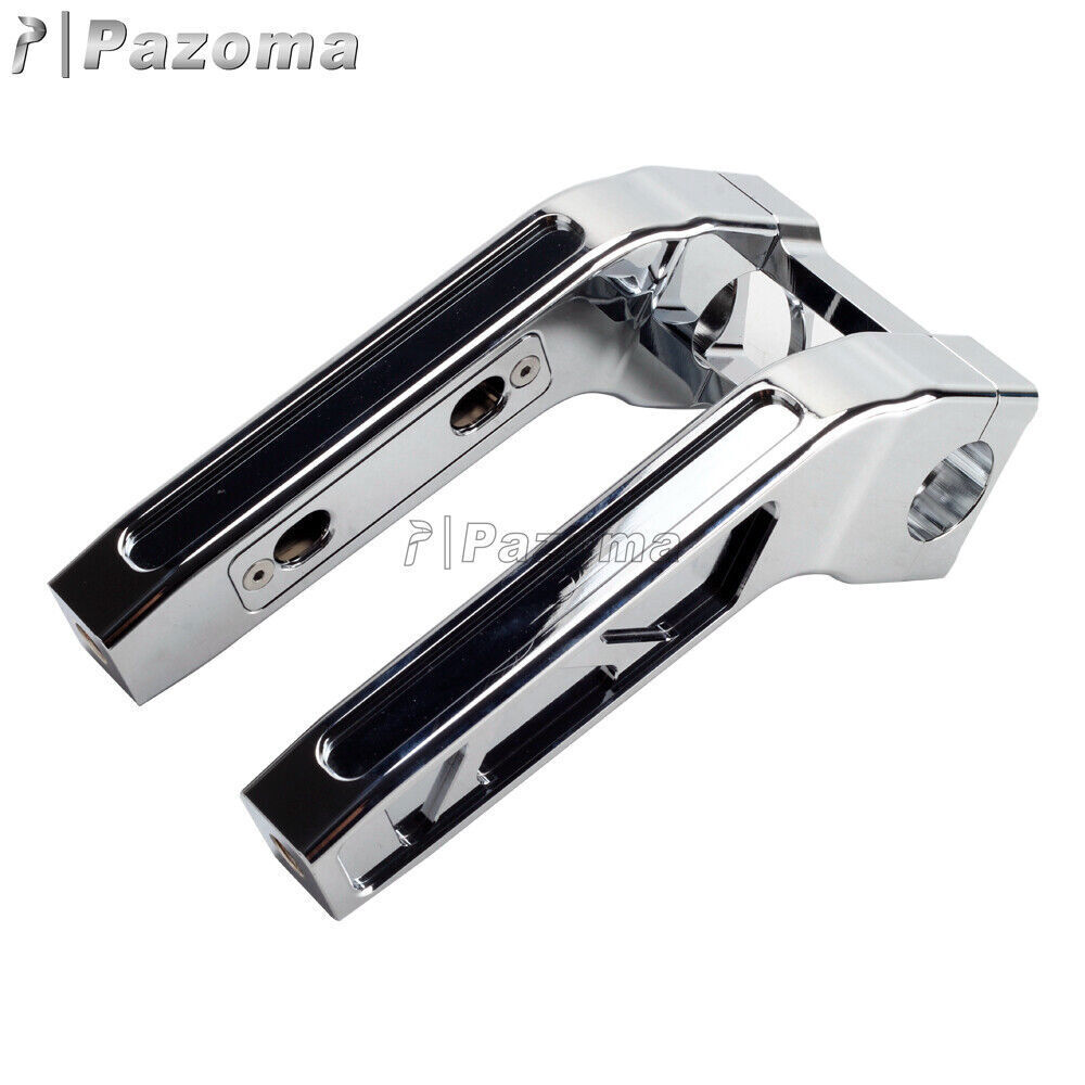 For Harley Sportster Dyna Softail 4″ – 14″ Rise Pull-Back Clamp Handlebar Risers