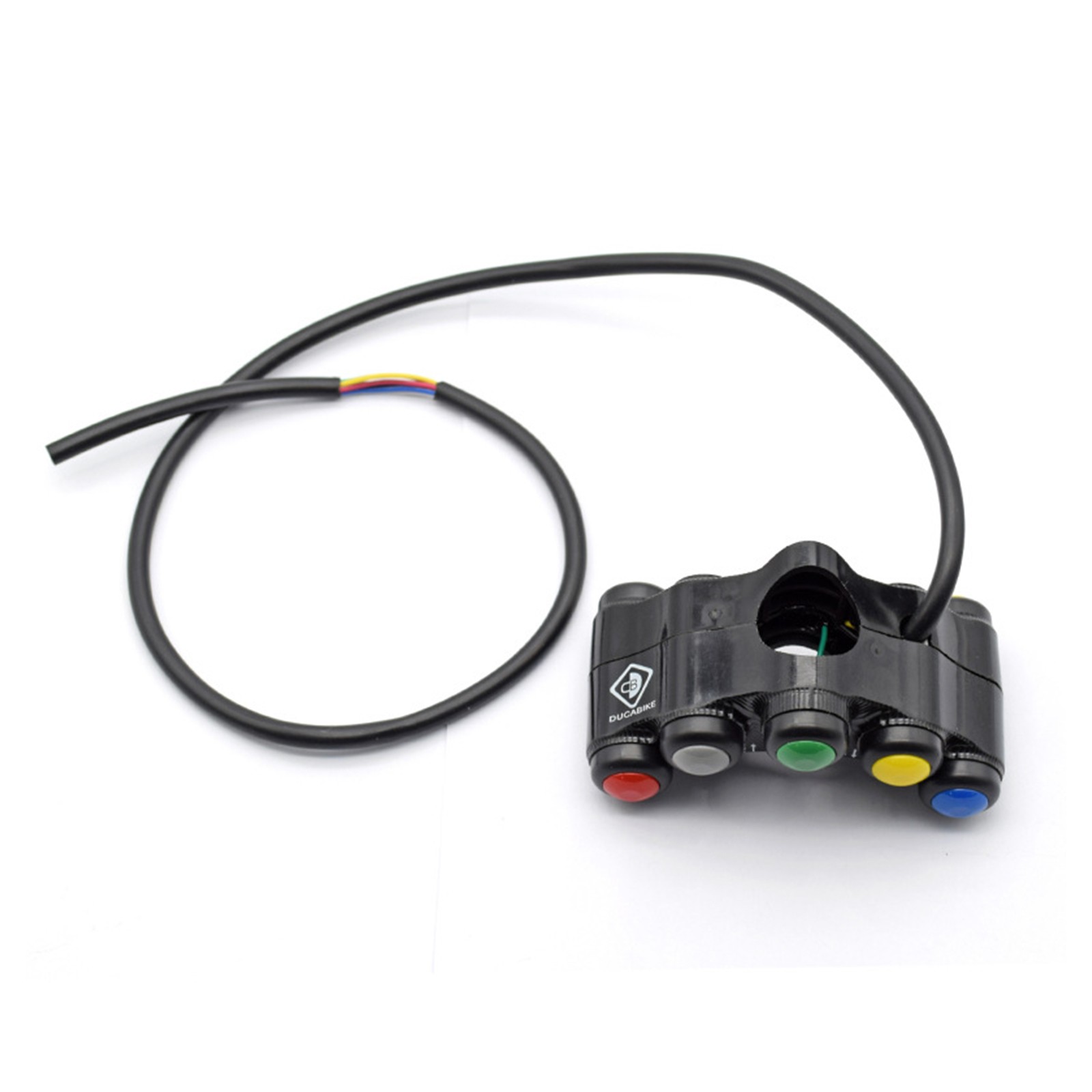 Universal 7/8″ Motorcycle Race Bike Handlebar Switches Assembly 7 Button Array