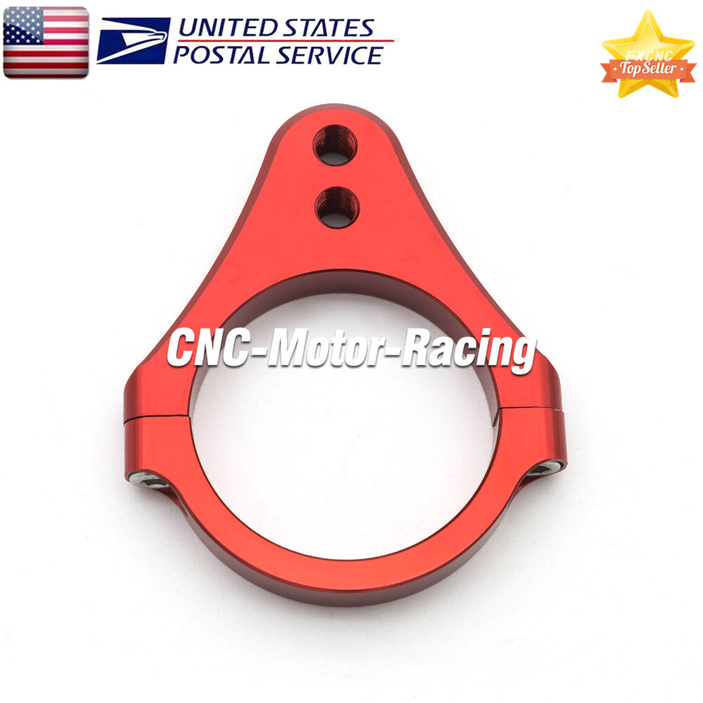 35mm-54mm 1pcs Universal CNC Steering Damper Brace Bracket Fork Clamp Mount USA