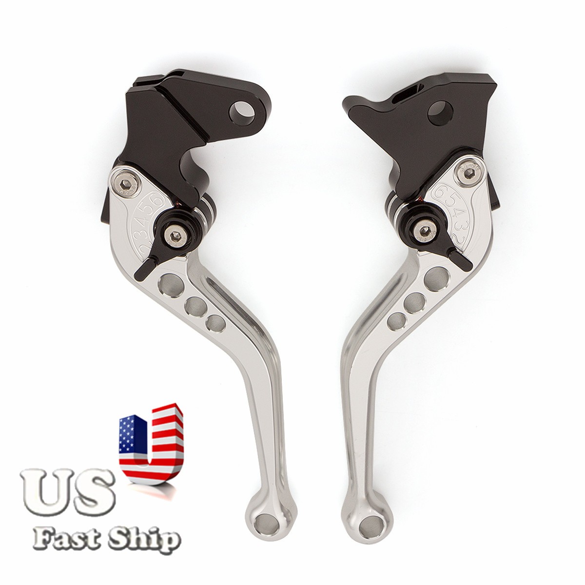 For Honda Z125 MONKEY 2018-2025 2024 2023 CNC Silver Short Brake Clutch Levers