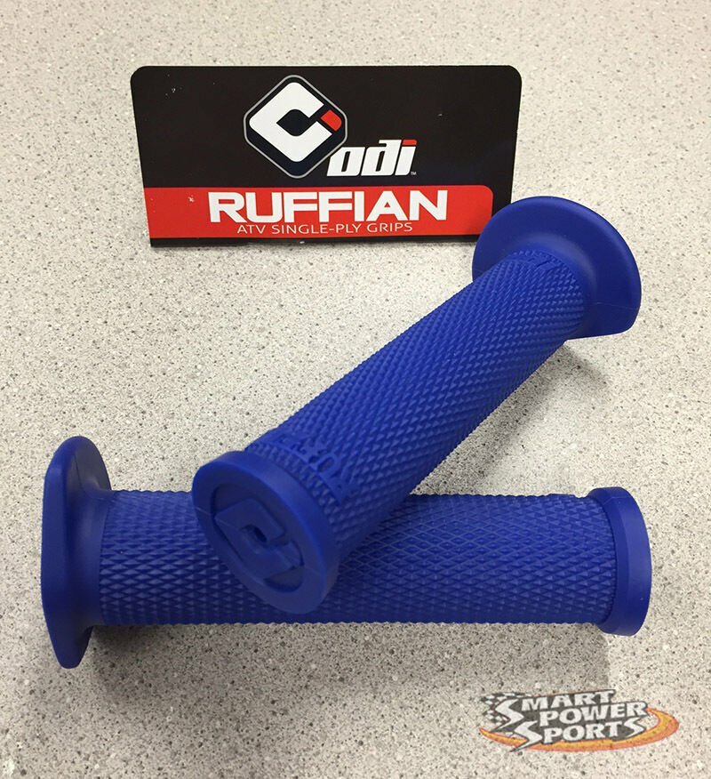 ODI Ruffian ATV Handlebar Grips -BLUE- Honda Suzuki Yamaha – MADE IN USA