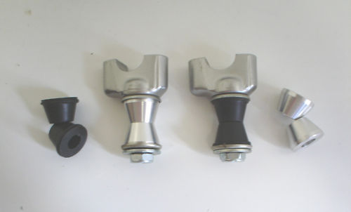 KAWASAKI – Solid Handlebar Mounts – Bar Cones – Billet Aluminum – KXF KDX KLX