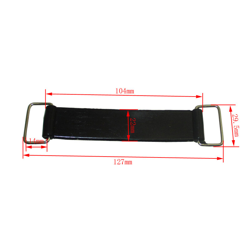 5 inch Rubber Battery Strap Belt For ATV Quad Go Kart Pit Dirt Bike Motorcycle
