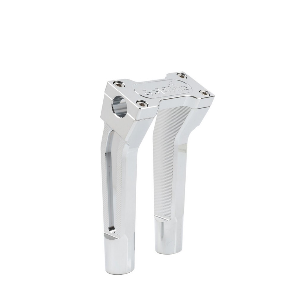 Pullback 10″ Handebar Riser Clamp for Harley 1” Handle Bar Touring Chrome