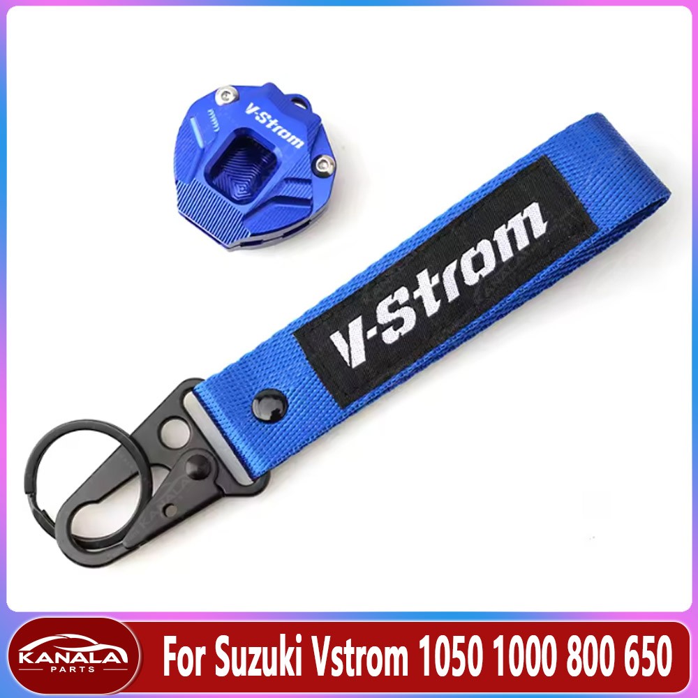 For Suzuki Vstrom 1050 1000 800 650 CNC Motorcycle Key Case Cover Key Chain New