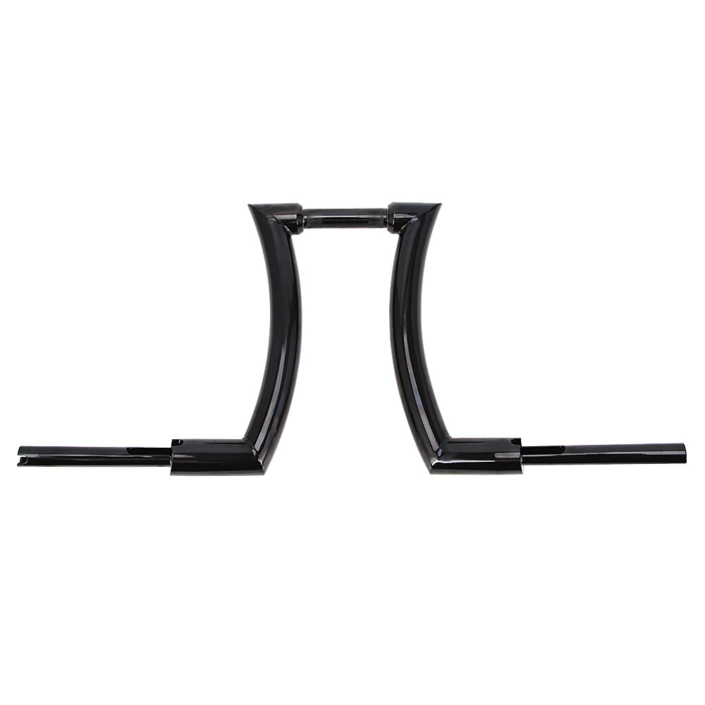12″ BLACK DNA MONSTER APE HANGER 2 INCH FAT FITS FOR HARLEY 883 1200 HANDLEBARS