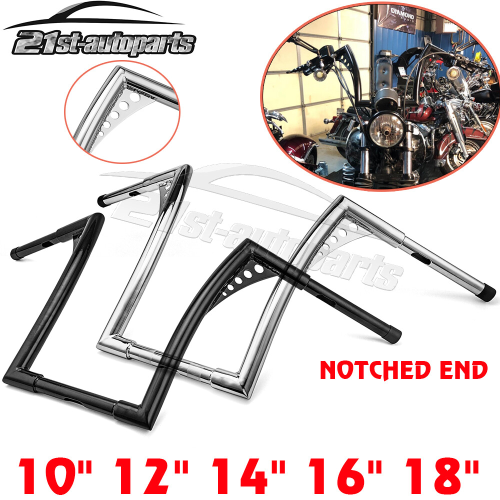 10″ 12″ 14″ 16″ 18″ APE Hangers Handlebar For Harley Sportster XL Softail Dyna