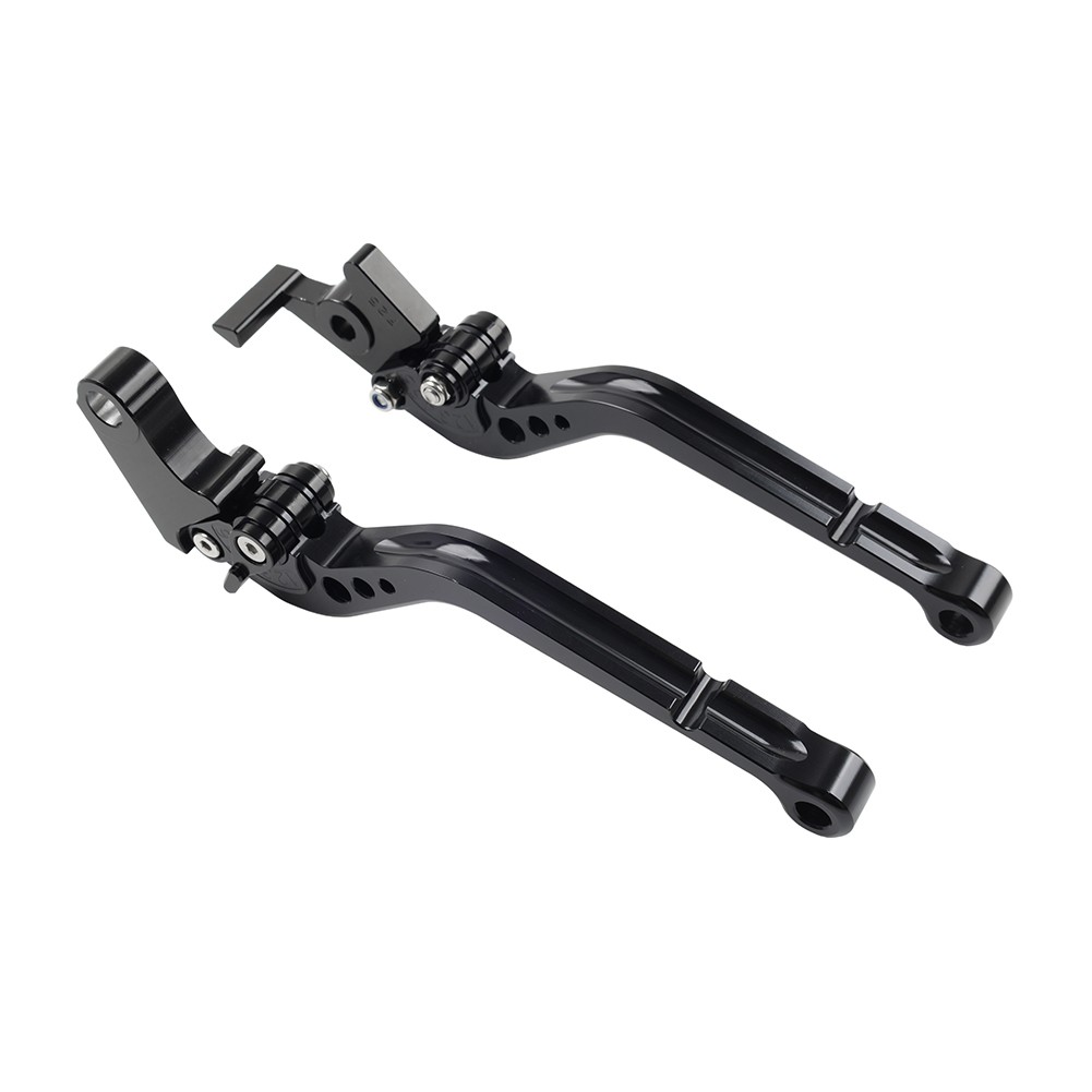 Black Adjust Long Brake Clutch Levers For BMW F800GS/Adventure 08-18 F800R 09-18