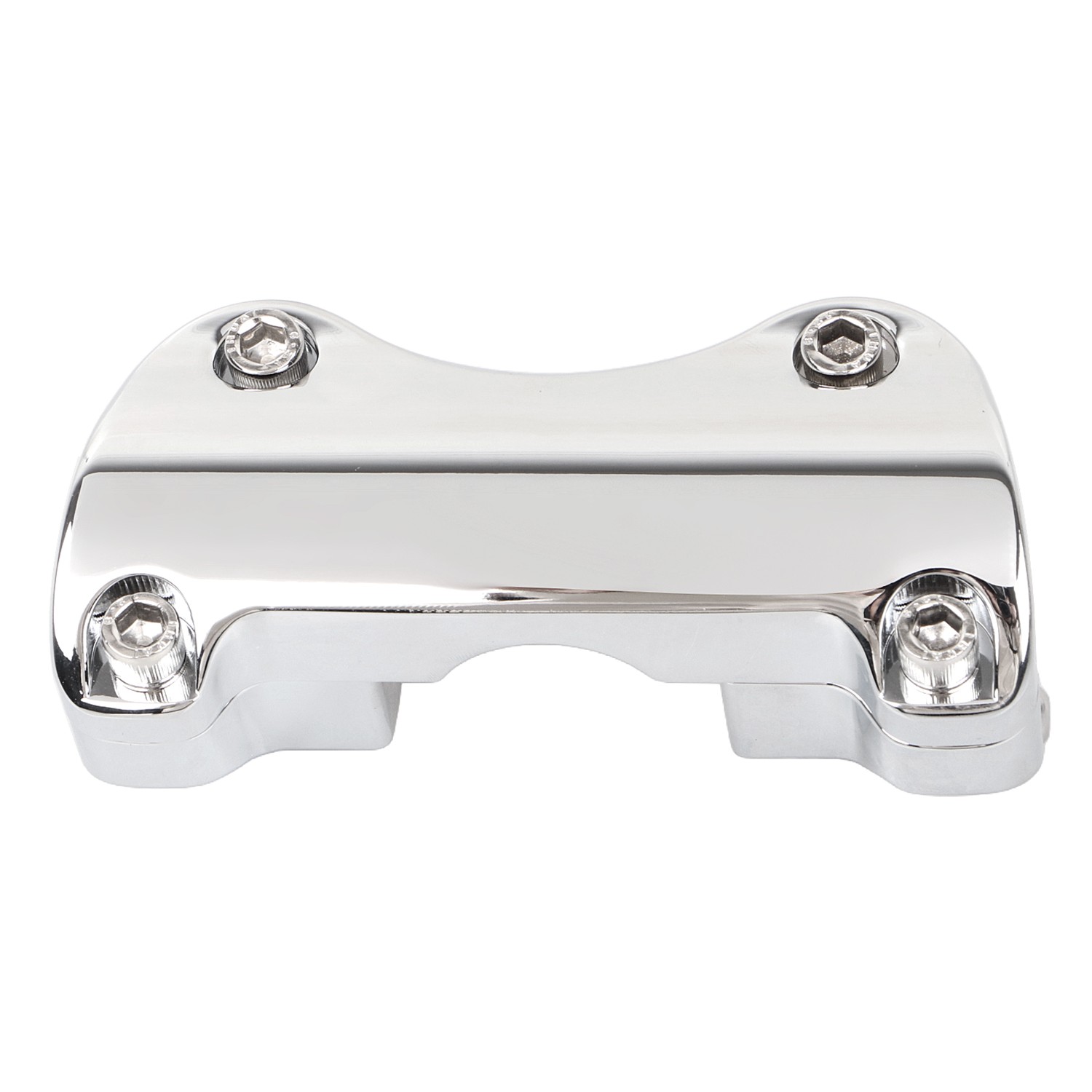 Aluminum Chrome 1.25″ Handlebar Riser Top Clamp For Harley CVO Road Glide FLTRX