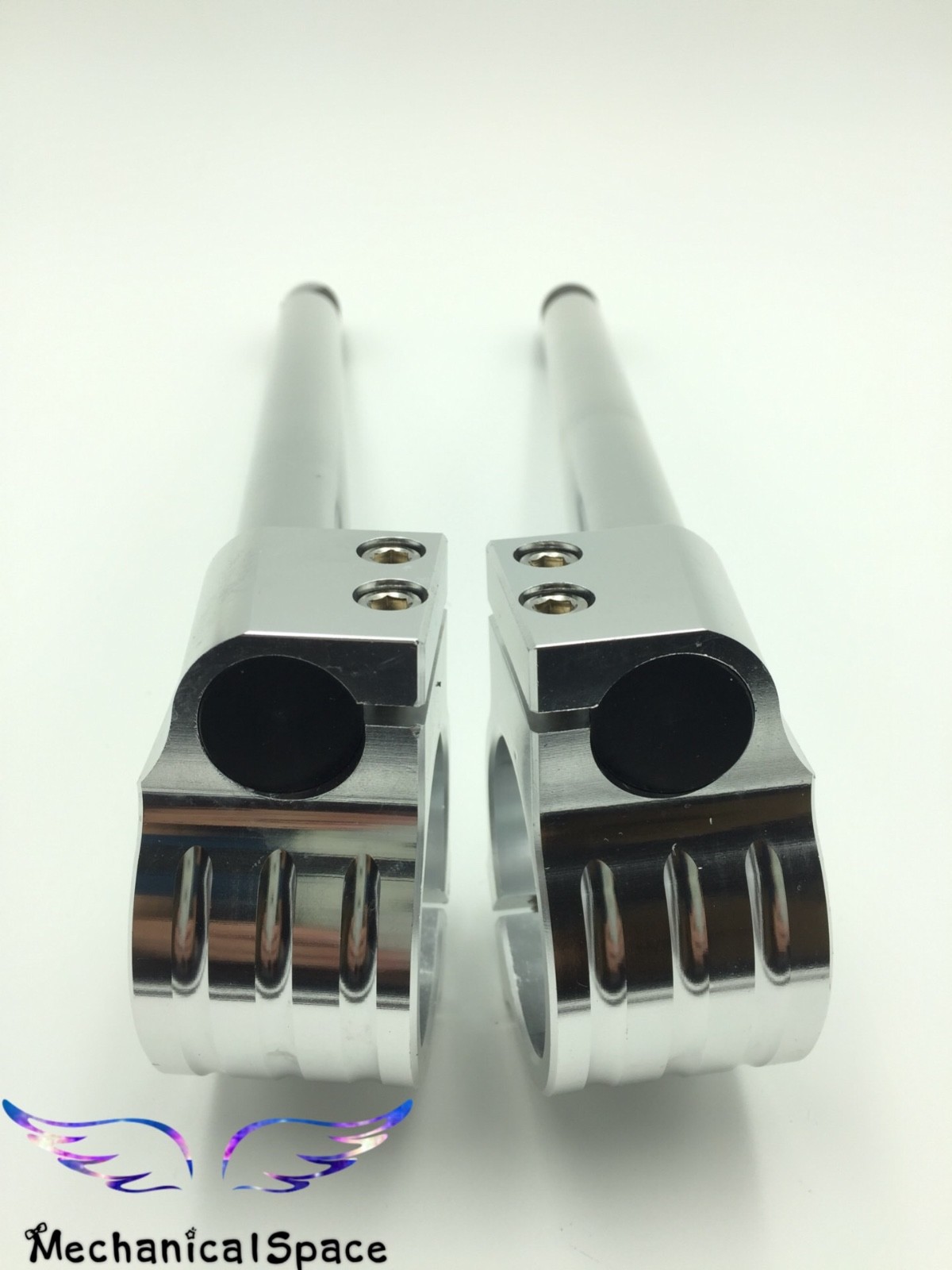 50mm, 7/8″ Tube, CNC Motorcycle Universal Clip On Ons Fork Handle Bar Handlebars