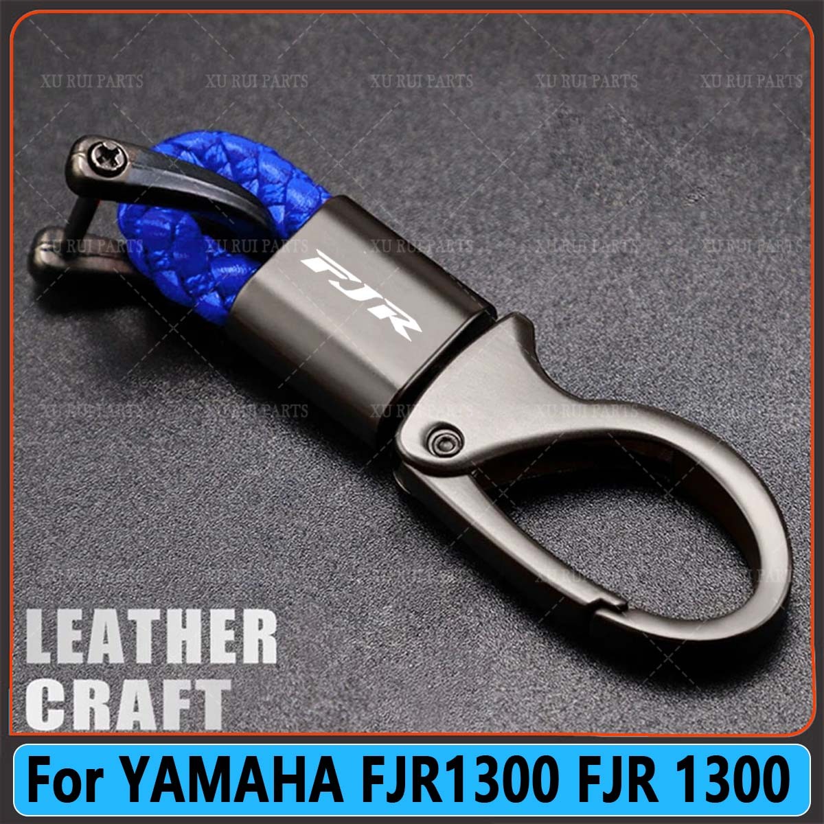 For YAMAHA FJR1300 FJR 1300 Motorcycle Handwoven KeyChain Keyring Key Strap New