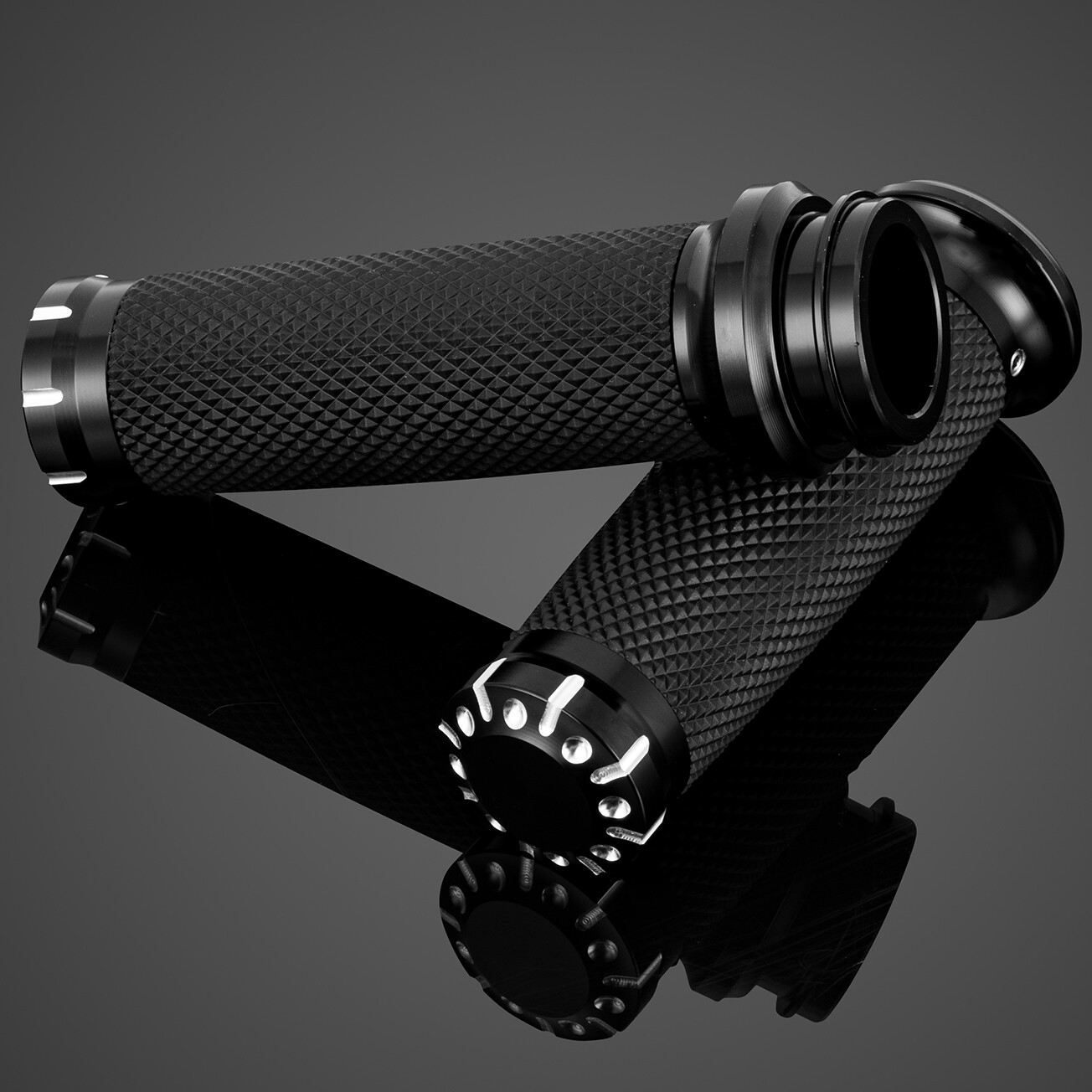 For Harley Road King Street Glide 1″ Electronic Throttle Hand Grips Handlebar