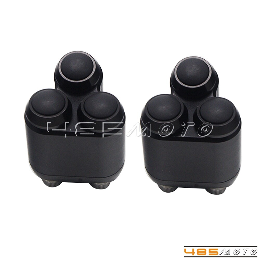 2pcs Handlebar Switches Start Button Turn Signal Momentary Switch For 7/8″ or 1″