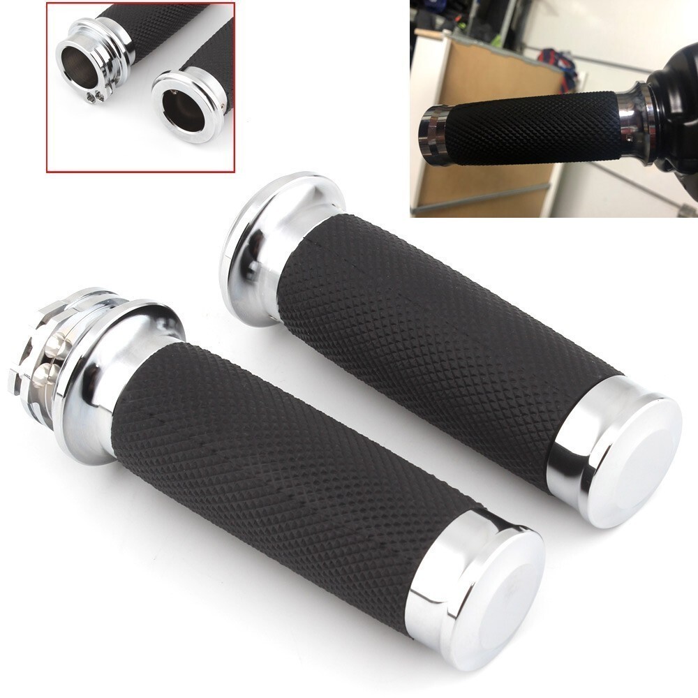 1″ Motorcycle Hand Grips For Harley Road King Glide Softail Sportster XL FXDBI